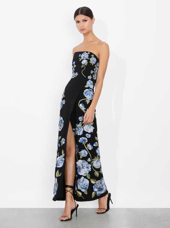 BLACK-JERI OVERSKIRT ROMPER