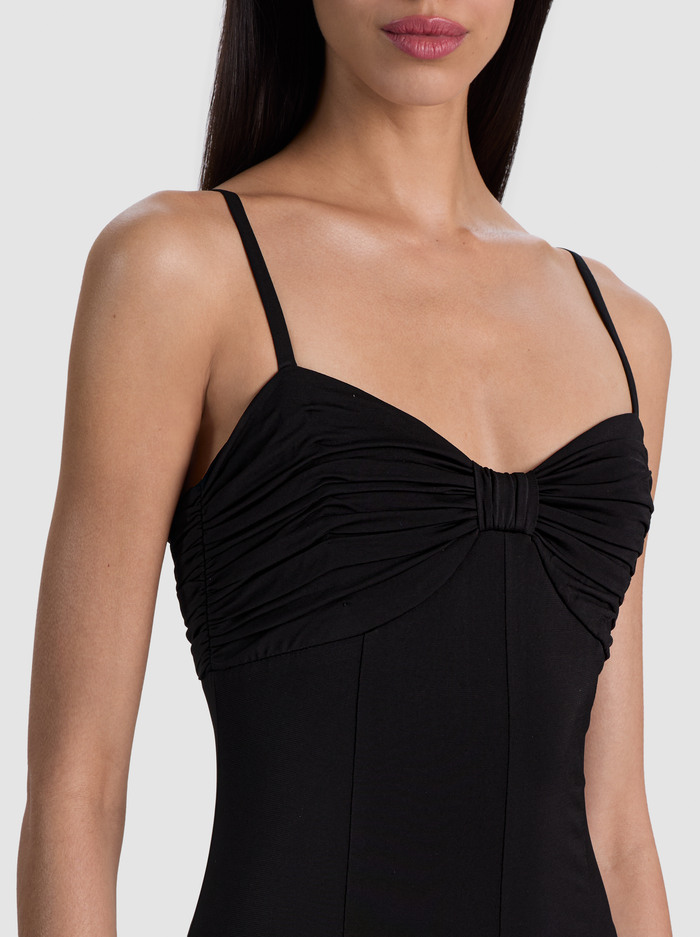 IRINA TWIST FRONT MAXI DRESS - BLACK image 1 - ALICE + OLIVIA