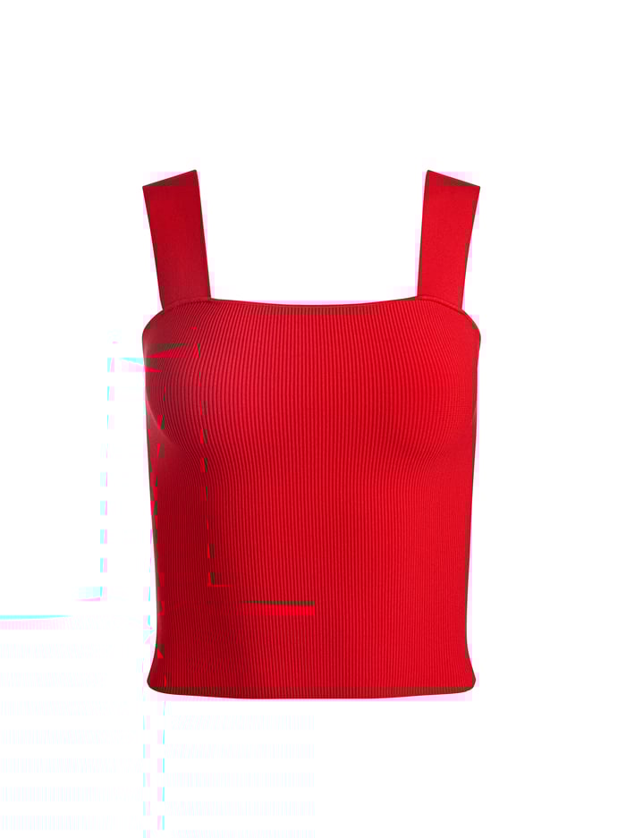 TORIE TANK - BRIGHT RUBY image 5 - Alice And Olivia