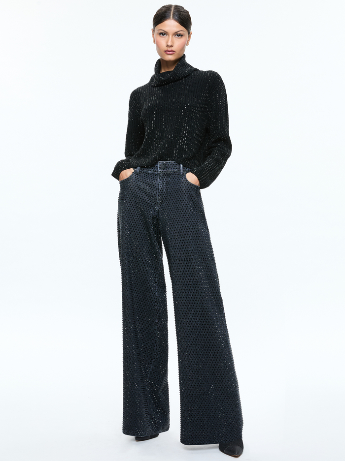 CORIN PULLOVER - BLACK image 1 - Alice And Olivia