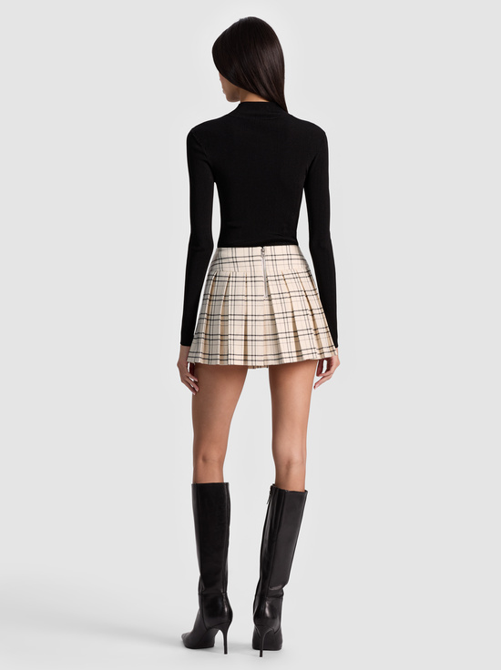 COOL GIRL PLAID-EMILIE TWEED MINI SKORT