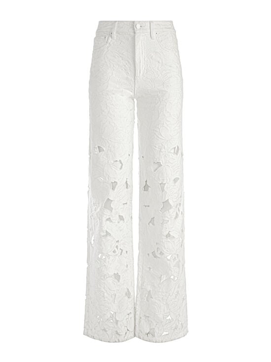 OFF WHITE-WEEZY EYELET JEAN