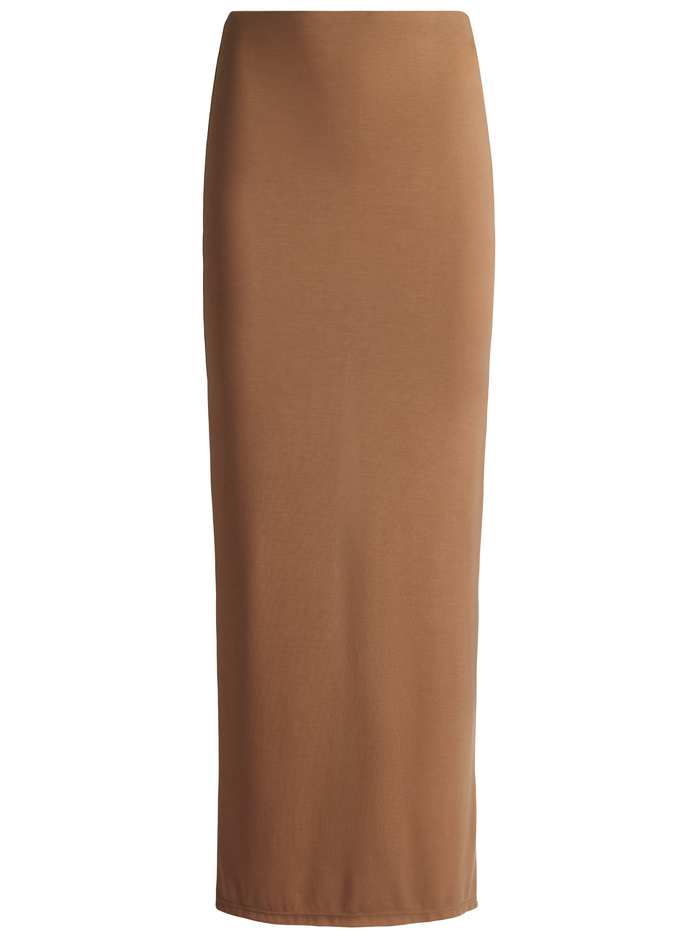 AGATHA LONG PENCIL SKIRT - CAMEL image 5 - Alice And Olivia