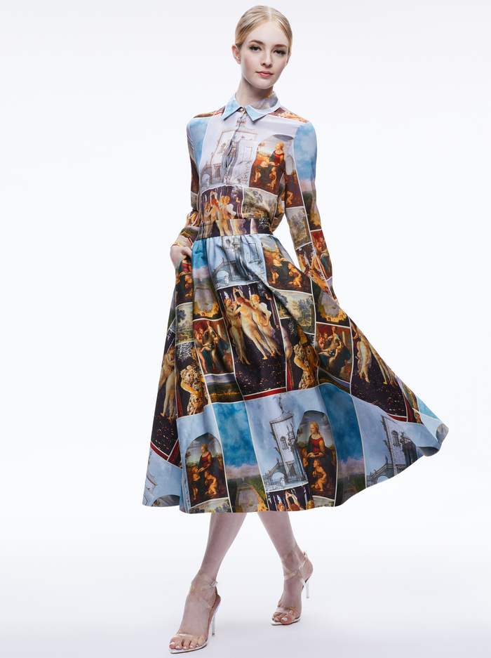 WILLA SILK BLOUSE - SUNDAY DREAMING image 4 - Alice And Olivia