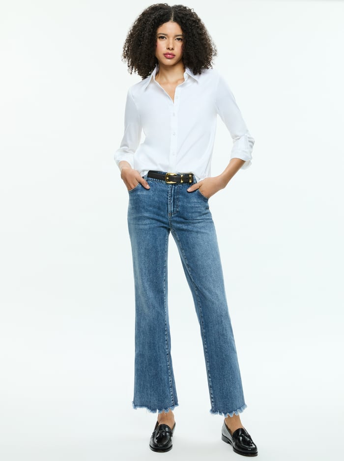 PERFECT BUTTON DOWN - OFF WHITE image 4 - Alice And Olivia