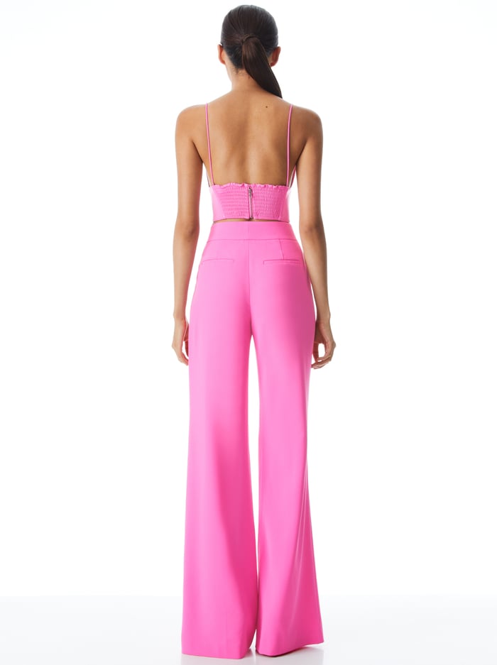 DYLAN HIGH WAISTED WIDE LEG PANT - FRENCH ROSE image 1 - Alice And Olivia