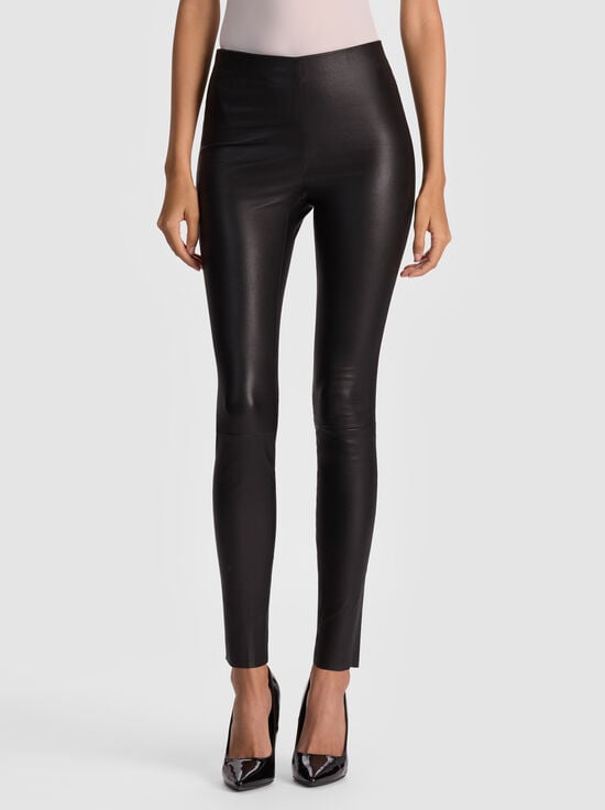 BLACK-LENNOX LEATHER LEGGING