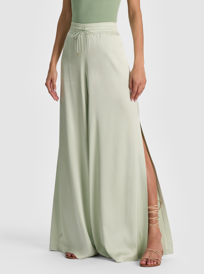KENLEY PALAZZO PANT - LIGHT SAGE - ALICE + OLIVIA