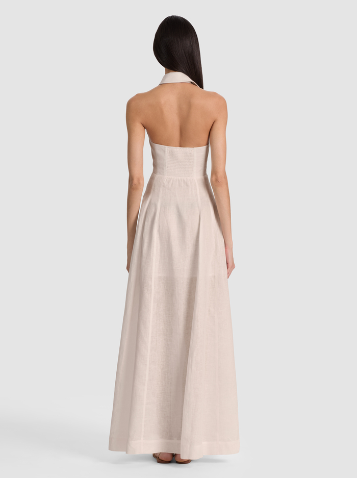KENDALL LINEN MAXI DRESS - OATMEAL image 2 - ALICE + OLIVIA