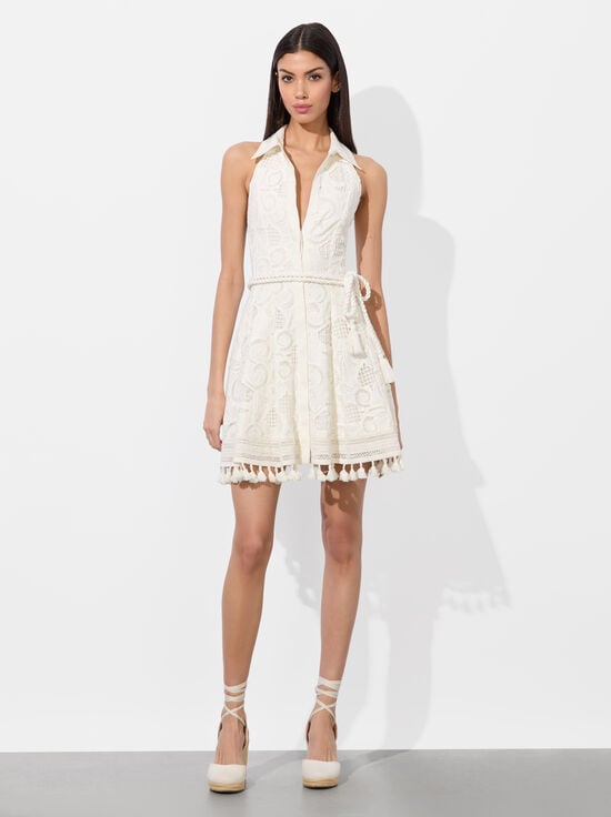 OFF WHITE-LUCY MINI SHIRT DRESS