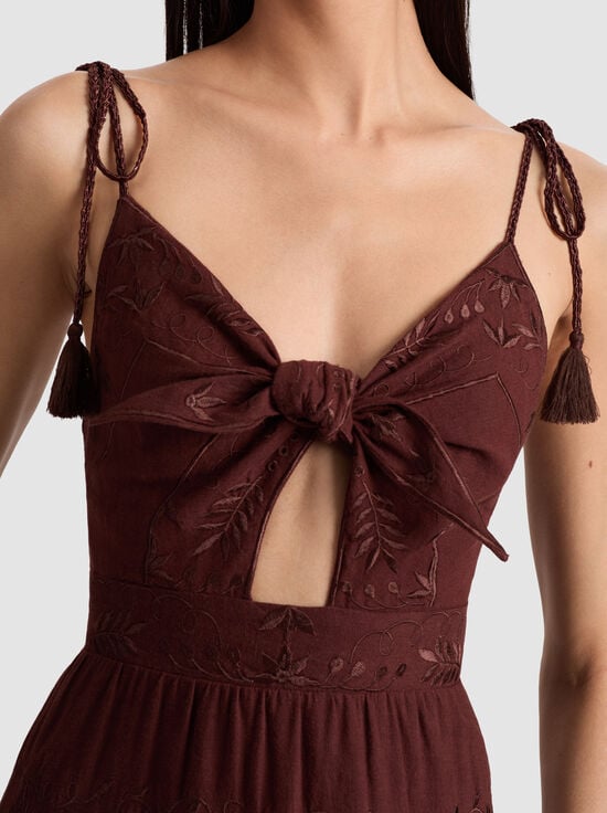 MOCHA-MINKA MAXI DRESS