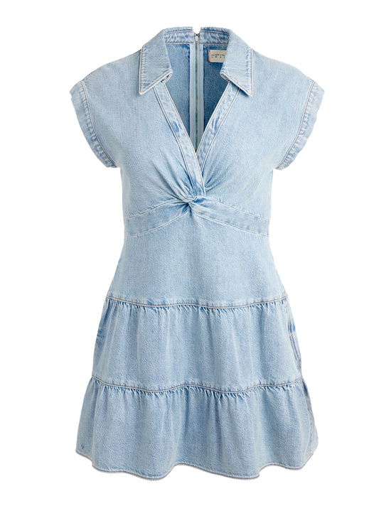 ROCKSTAR BLUE-MILA DENIM MINI DRESS
