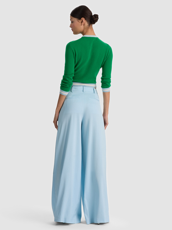CAROLINA BLUE-BLAIRE PLEATED PANT