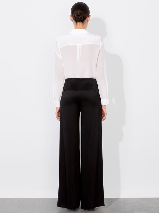 I AM WOMAN OFF WHITE-WILLA SILK BLOUSE