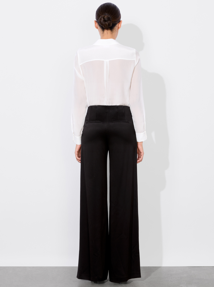 WILLA SILK BLOUSE - I AM WOMAN OFF WHITE image 2 - Alice And Olivia