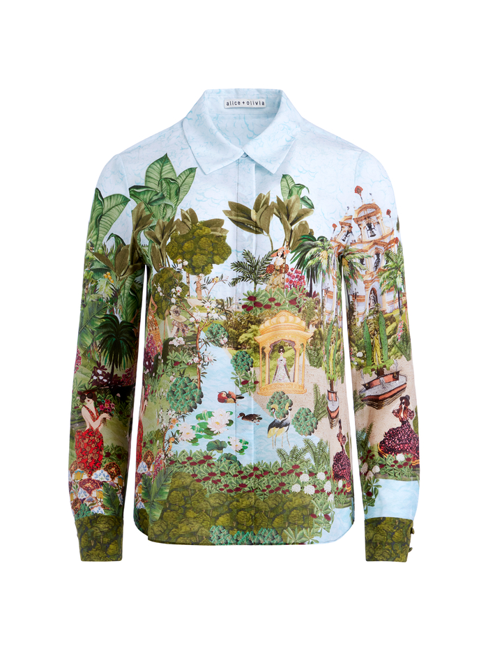 WILLA SILK BLOUSE - COUTURE PALACE image 5 - Alice And Olivia