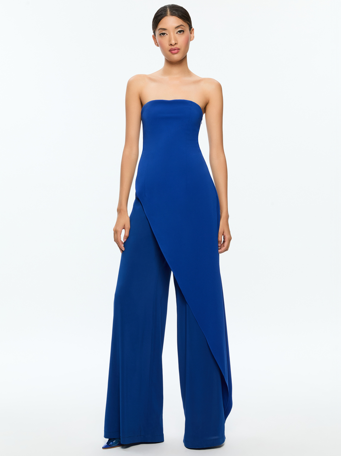 ALONDRA JUMPSUIT - ROYAL - Alice And Olivia
