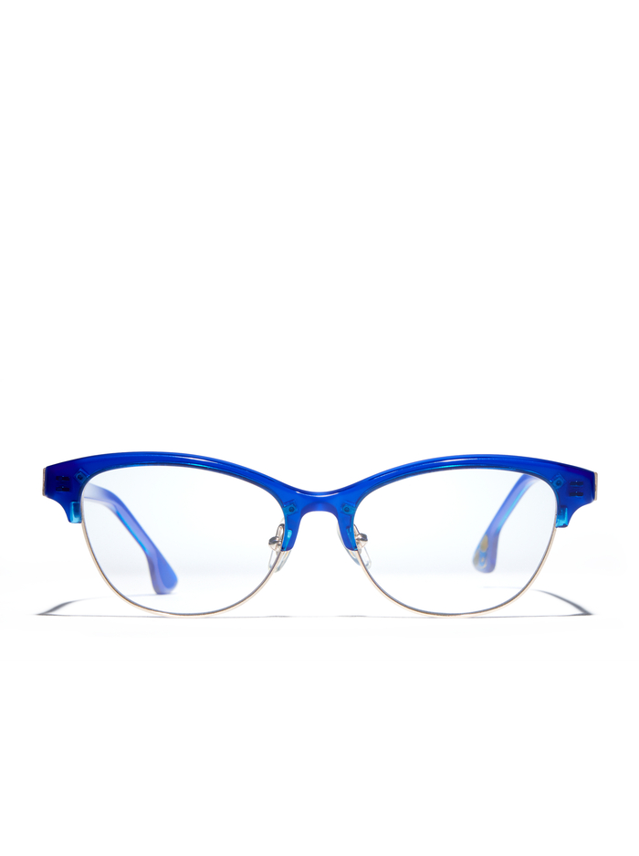 MONTAIGNE GLASSES - BLUE - Alice And Olivia