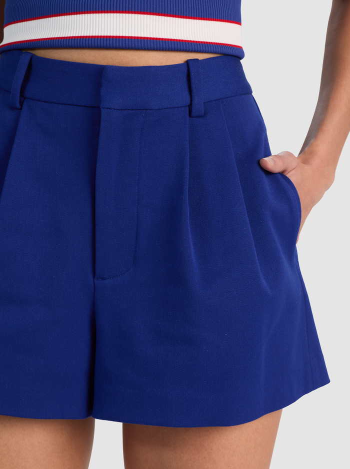 CONRY PLEATED SHORT - TWILIGHT BLUE image 3 - ALICE + OLIVIA