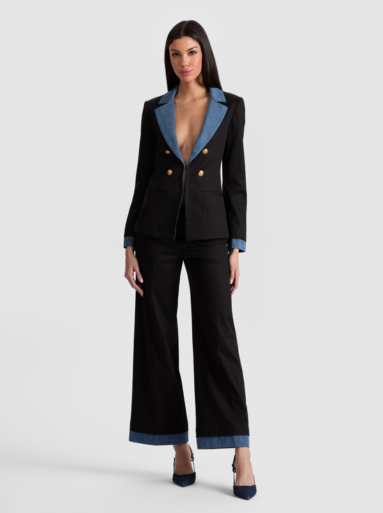 BLACK/LIANA BLUE-MYA BLAZER