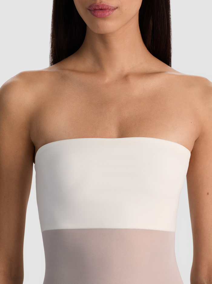 BANDEAU STRAPLESS BODYSUIT - OFF WHITE image 3 - ALICE + OLIVIA