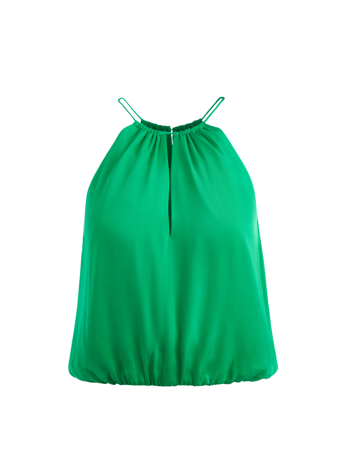 COHEN KEYHOLE TANK - DEEP EMERALD image 5 - Alice And Olivia