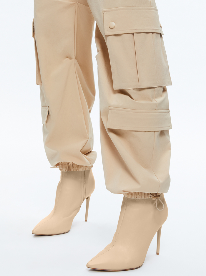 SHARA PARACHUTE CARGO PANT - ALMOND image 3 - Alice And Olivia