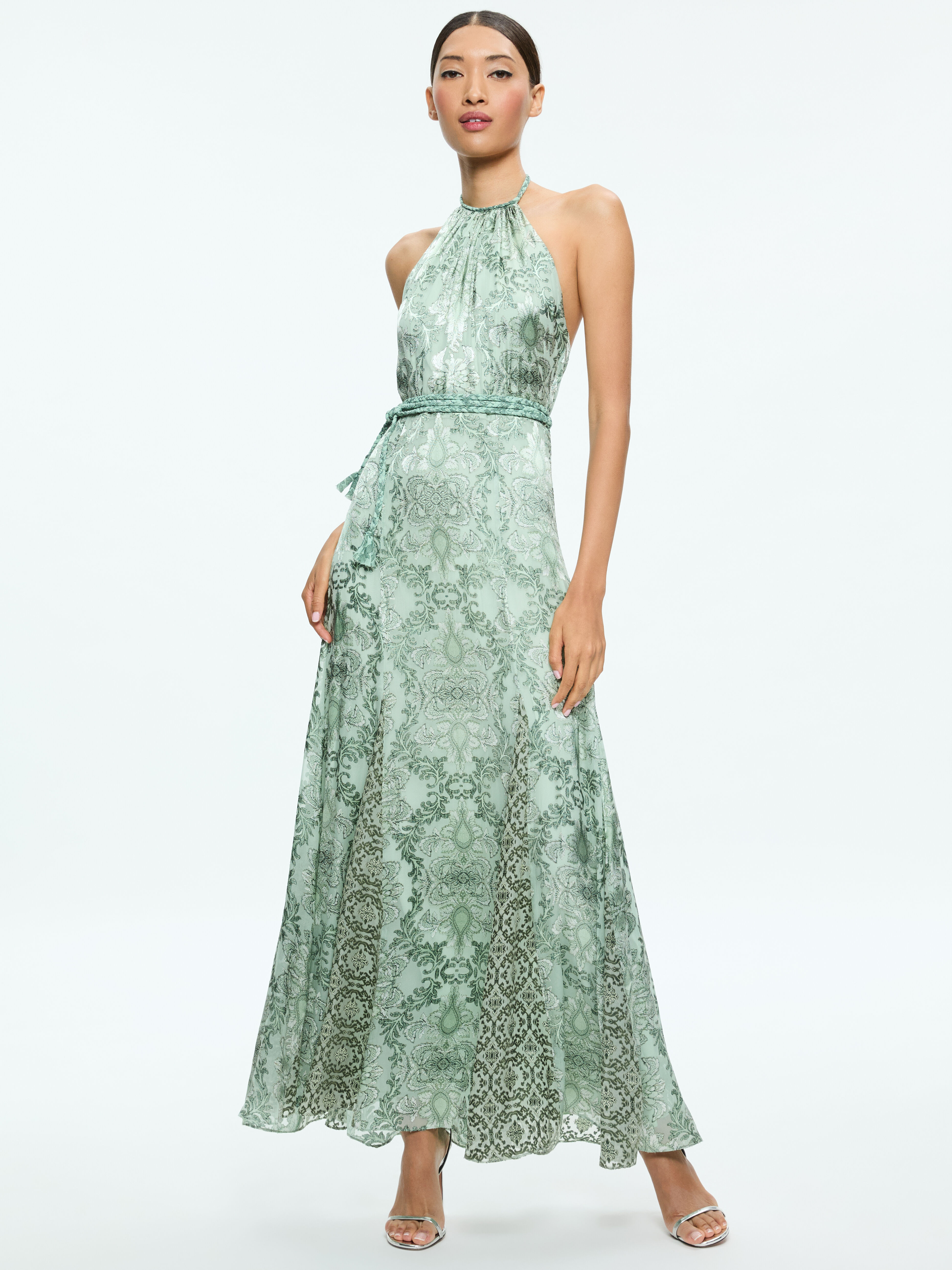 Alice and olivia karolina maxi dress new arrivals