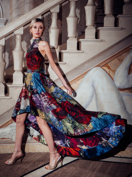 FLOURISH-FLORENCE HIGH LOW BALLGOWN SKIRT