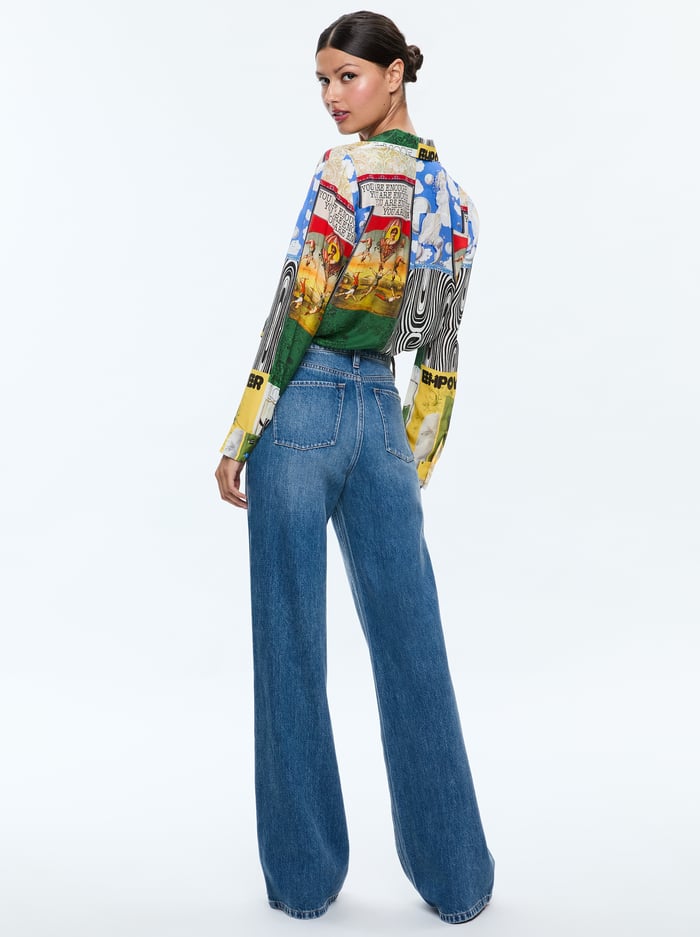 WILLA SILK BLOUSE - HAUTE COUTURE image 3 - Alice And Olivia