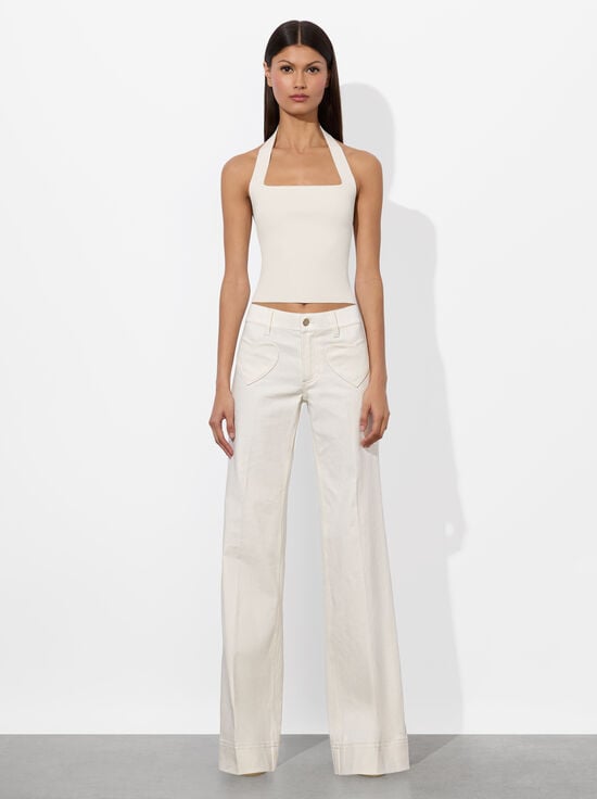 VANILLA-SLAY HEART FRONT JEAN