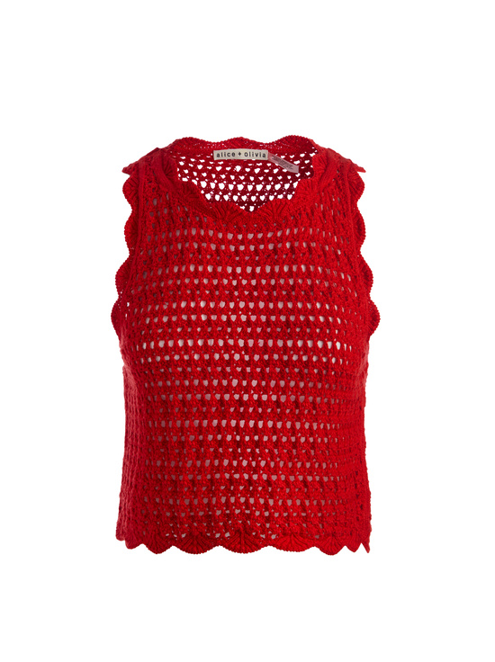CHILI PEPPER-AMITY CROCHET TANK