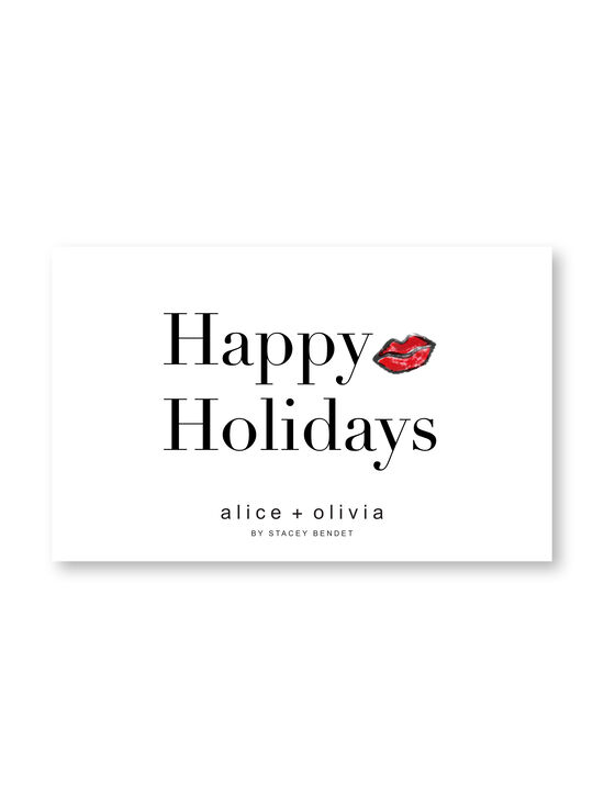 HAPPY HOLIDAYS E-GIFT CARD
