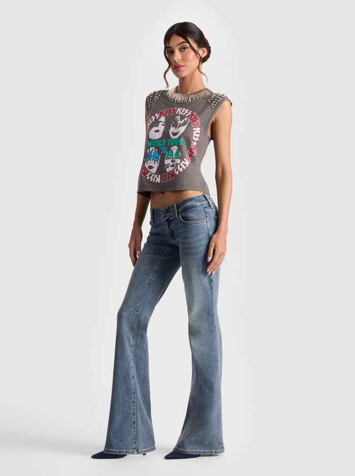 MICAH MUSCLE TANK - KISS WORLD TOUR image 4 - Alice And Olivia