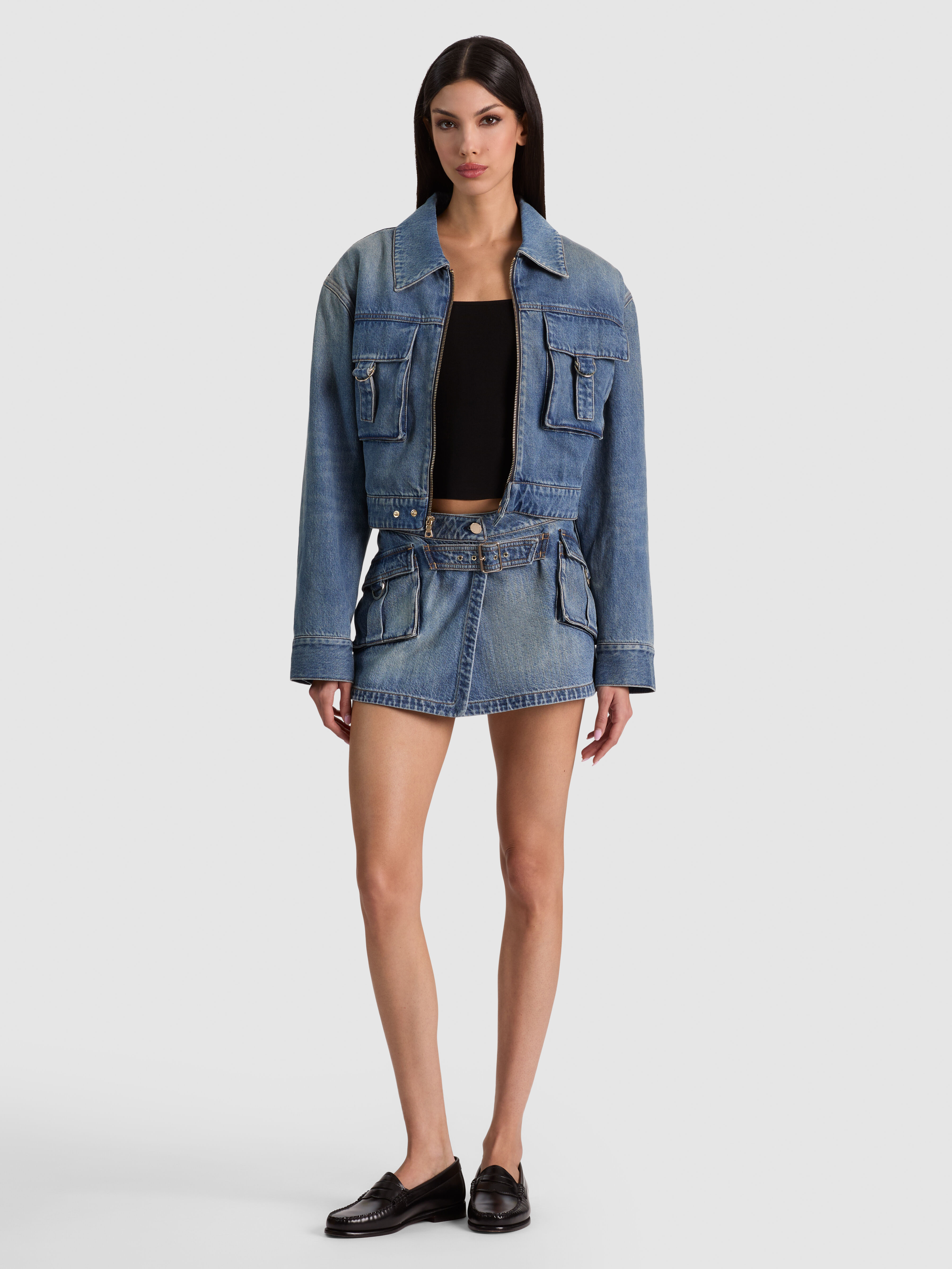 SIDNEY JEAN in FLORENCE VINTAGE BLUE | ALICE + OLIVIA