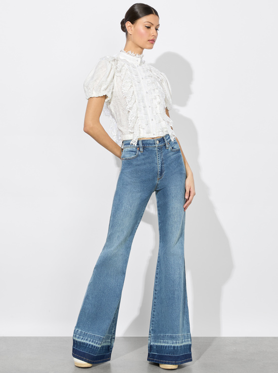 OFF WHITE-GERALDINE LACE TOP