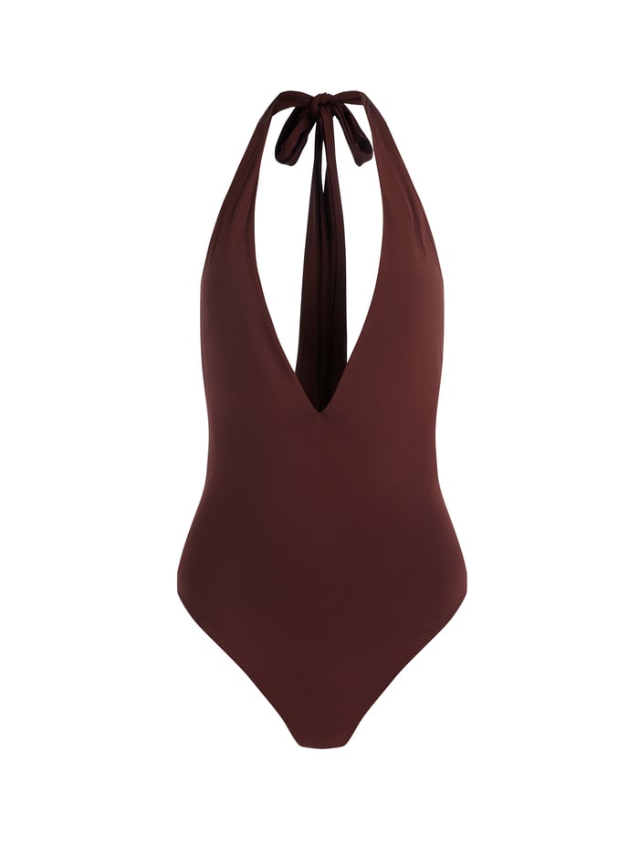 PIPPA BODYSUIT - MOCHA image 5 - Alice And Olivia