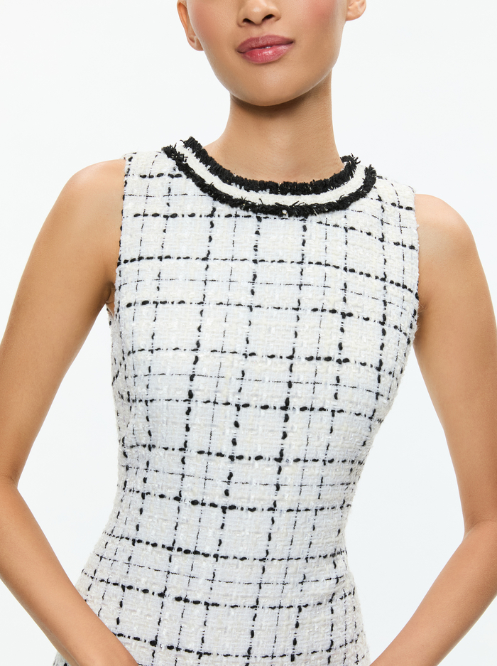 COLEY MINI DRESS - OFF WHITE/BLACK image 1 - Alice And Olivia