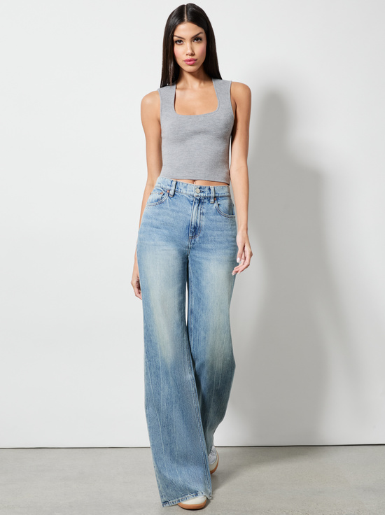 MEDIUM HEATHER GREY-KERIA TANK