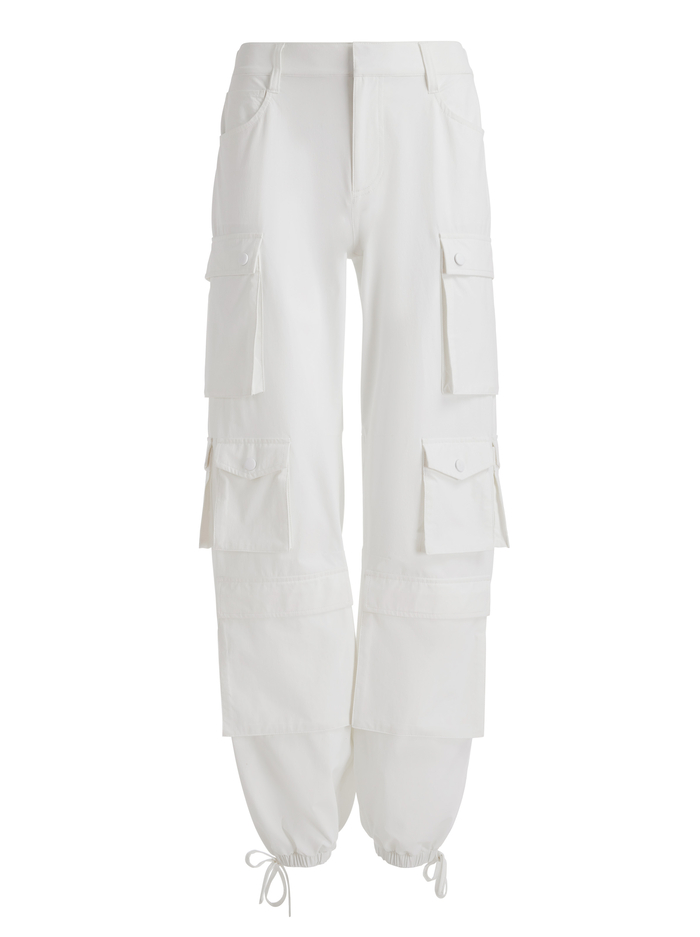 OLYMPIA CARGO PANTS - OFF WHITE image 5 - Alice And Olivia