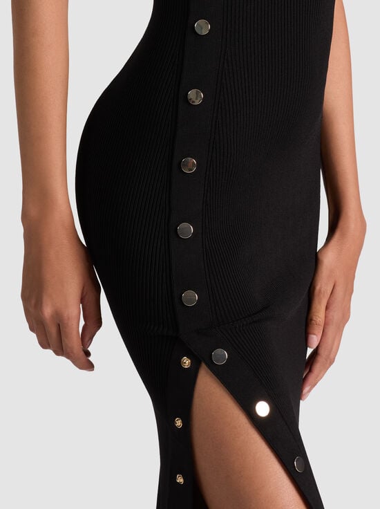 BLACK-LALITA RACERBACK TANK DRESS