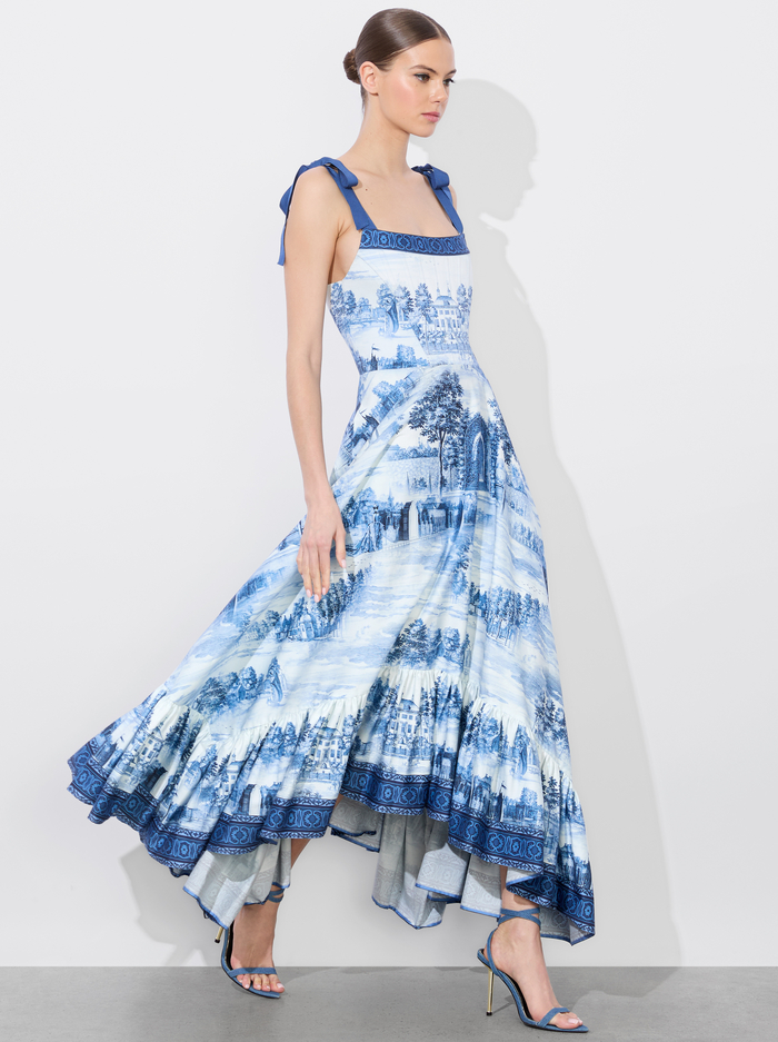 ROSALEE MAXI DRESS - CHATEAU - Alice And Olivia