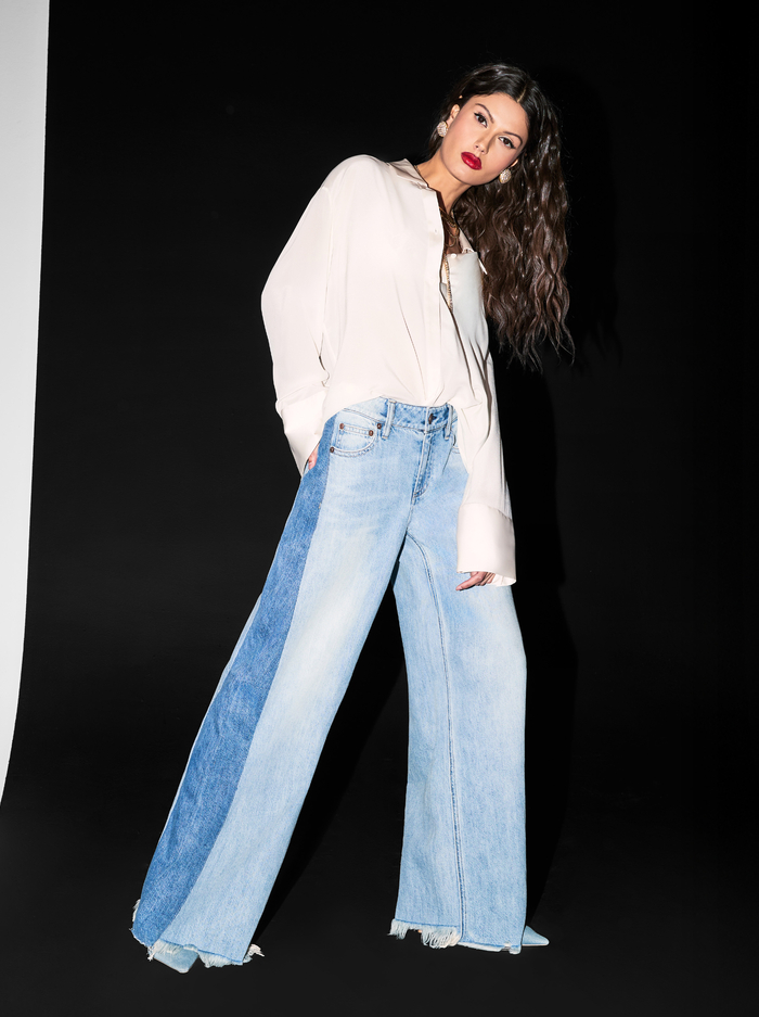 STU BAGGY JEAN - GEMMA LIGHT BLUE image 6 - Alice And Olivia