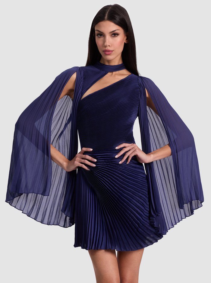 AURELIE MINI DRESS - MIDNIGHT BLUE image 4 - Alice And Olivia