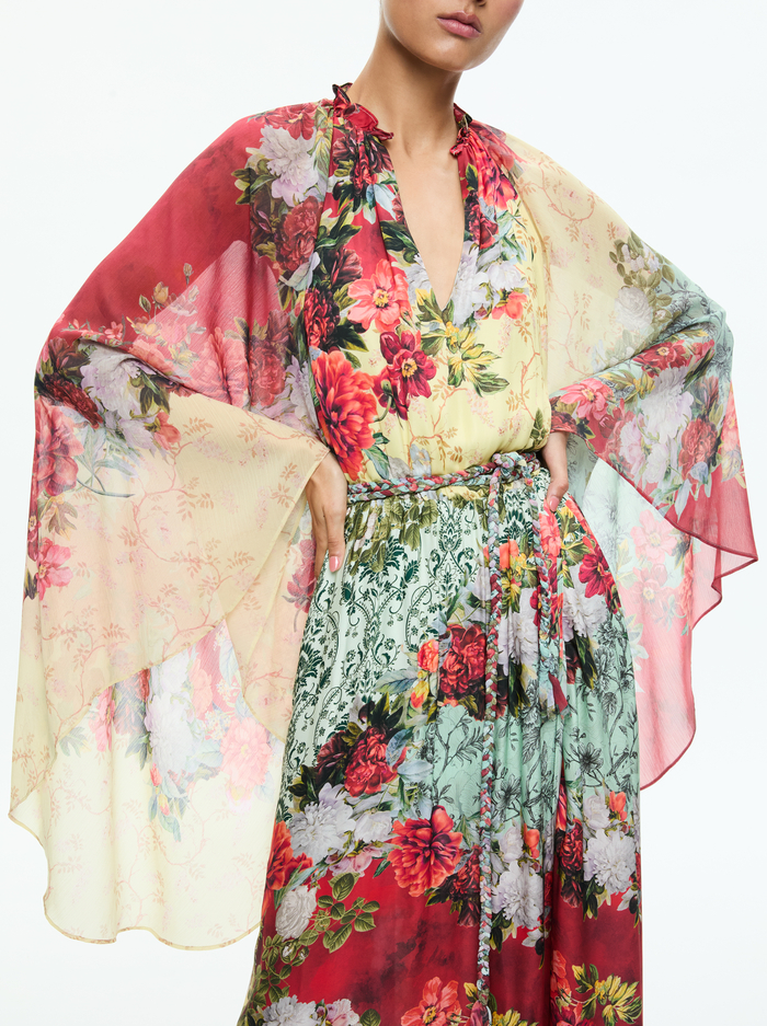 MALINDA MAXI DRESS WITH SLIT - OAKLEY image 1 - Alice And Olivia