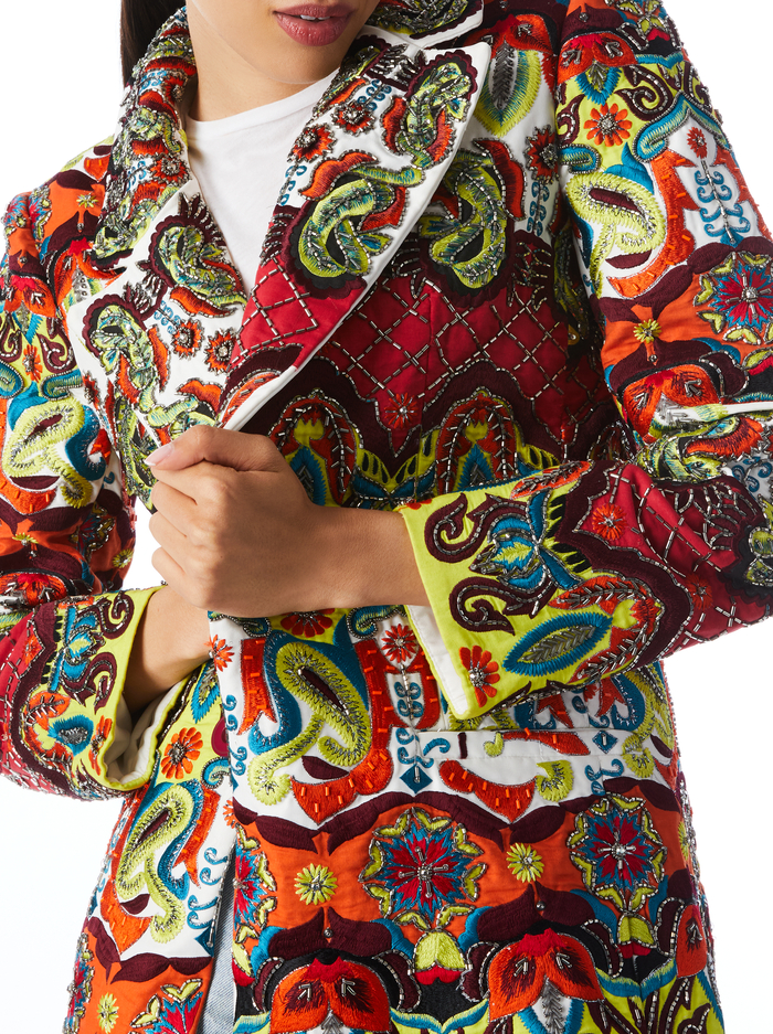 IVAN EMBELLISHED COAT - MULTI image 3 - Alice And Olivia