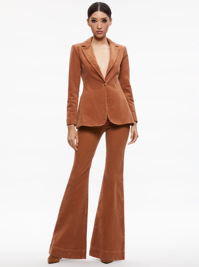 MACEY BLAZER - CAMEL image 1 - Alice And Olivia