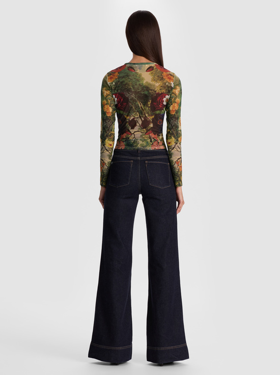 FORBIDDEN FOREST-DELAINA MESH TOP