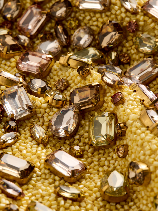 BUTTER-NINA EMBELLISHED MIDI GOWN