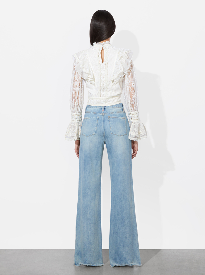 DELPHA EMBELLISHED TOP - OFF WHITE image 2 - Alice And Olivia